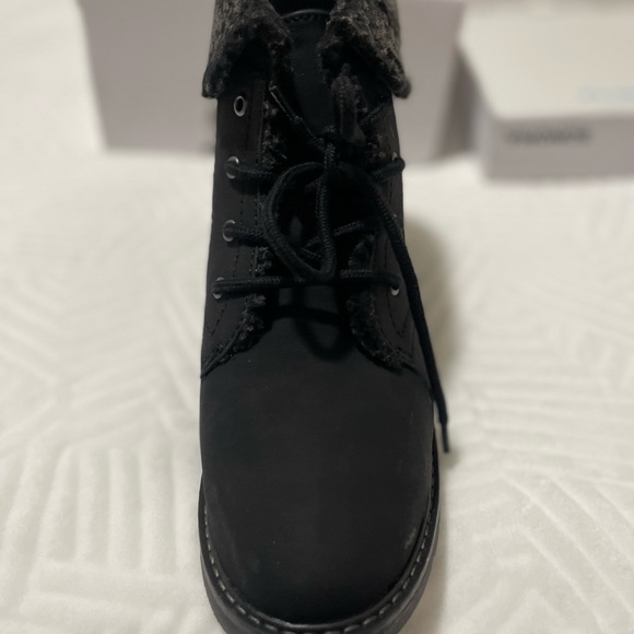 NWT Women's Sonoma Ortholite WIDE black lace up boots SZ 11 Wide - Picture 5 of 8